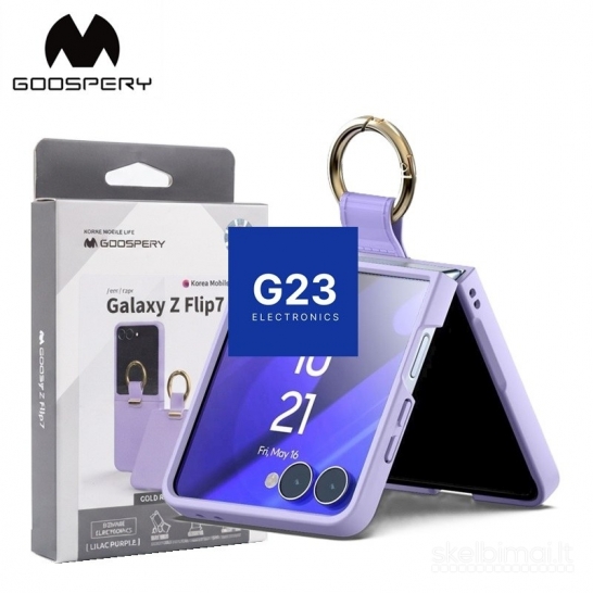 1952 Goospery Ring dėklas nugarėlė Samsung Galaxy Z Flip 7 WWW.G23.LT