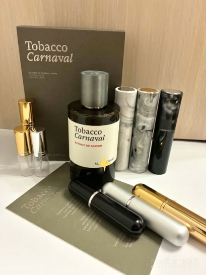 Dalinuose į atomaizerius originaliais Maison Crivelli Tobacco Carnaval