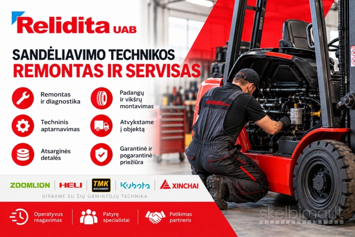 ŠAKINIŲ KRAUTUVŲ IR SANDĖLIAVIMO TECHNIKOS REMONTAS, SERVISAS