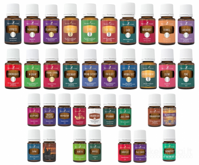 Young Living kompanijos eterinis aliejus