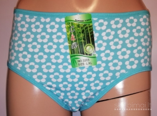 Bambukinės kelnaitės gėlėtos