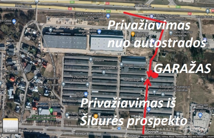 Išnuomoju tvarkingą garažą Eiguliuose, Islandijos pl., Kaunas