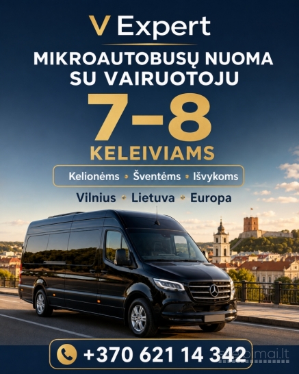 Keleivių pervežimai ir transporto nuoma su vairuotoju lietuvoje ir europoje