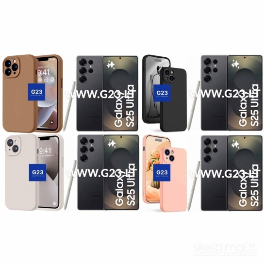 468 B-Soft Plus dėklai nugarėlės Samsung Galaxy S25 Ultra telefonui WWW.G23.LT