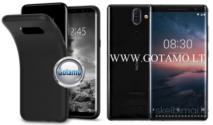 2001 B-matte dėklas Nokia 8 Sirocco WWW.G23.LT