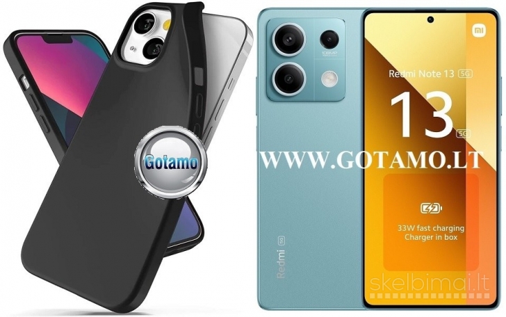 2046 B-matte dėklas Xiaomi Redmi Note 13 5G WWW.G23.LT