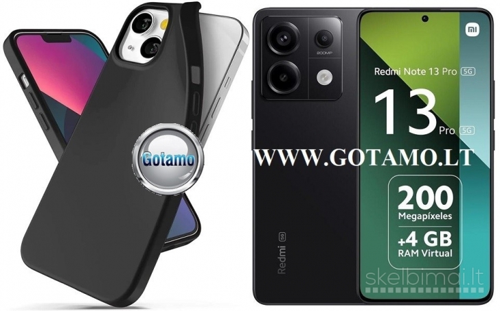 2048 B-matte dėklas Xiaomi Redmi Note 13 Pro 5G / Poco X6 WWW.G23.LT