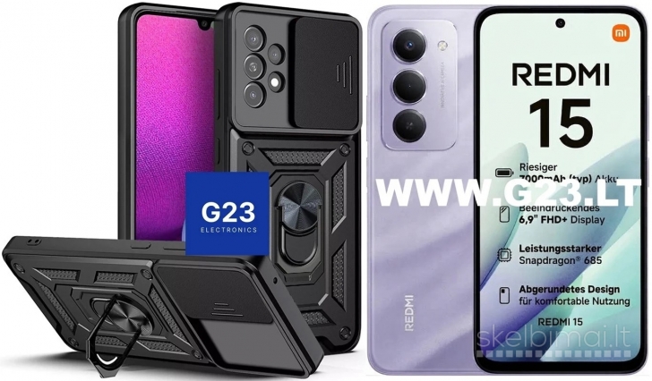 2079 B-Ultra dėklas šarvai Xiaomi Redmi 15 4G EU, 5G EU WWW.G23.LT