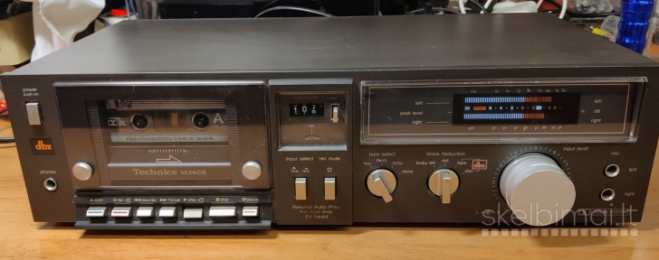 Parduodu Technics M240X kasetinį magnetofoną 