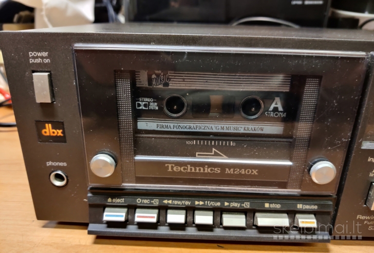 Parduodu Technics M240X kasetinį magnetofoną 