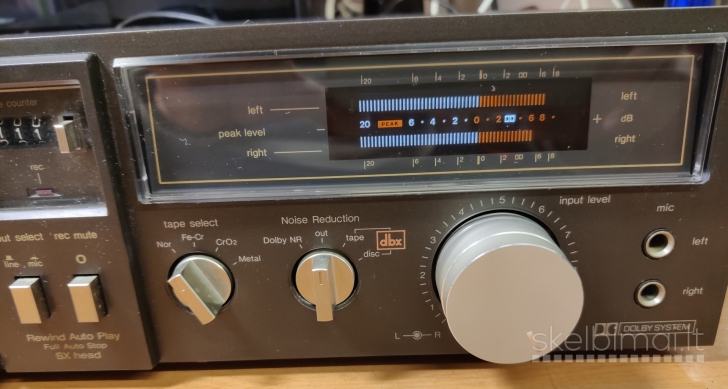 Parduodu Technics M240X kasetinį magnetofoną 