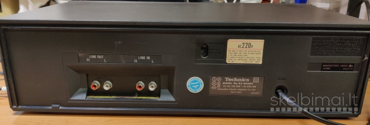 Parduodu Technics M240X kasetinį magnetofoną 