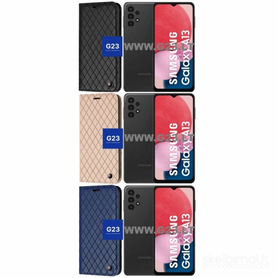 1167 Dalton magnetiniai dėklai knygelės Samsung Galaxy A13 WWW.G23.LT