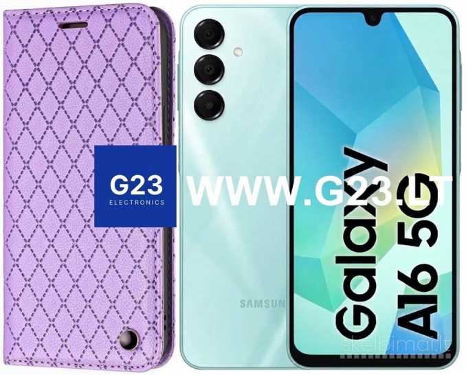 1168 Dalton magnetiniai dėklai knygelės Samsung Galaxy A16 / A16 5G WWW.G23.LT
