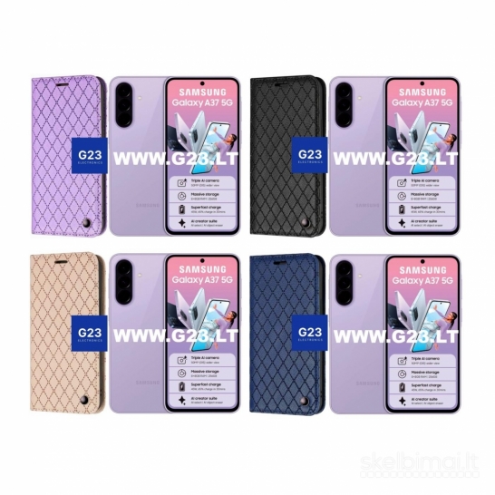 1172 Dalton magnetiniai dėklai knygelės Samsung Galaxy A36 / A37 WWW.G23.LT
