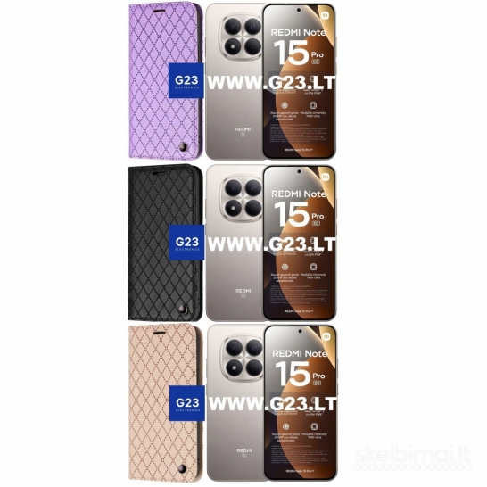 2088 Dalton magnetiniai dėklai Xiaomi Redmi Note 15 Pro 5G WWW.G23.LT