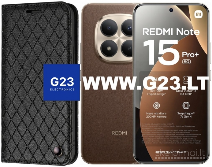 2089 Dalton dėklai Redmi Note 15 Pro Plus 5G, Poco M8 Pro 5G WWW.G23.LT