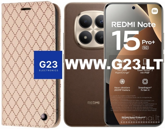2089 Dalton dėklai Redmi Note 15 Pro Plus 5G, Poco M8 Pro 5G WWW.G23.LT