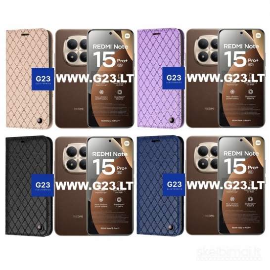 2089 Dalton dėklai Redmi Note 15 Pro Plus 5G, Poco M8 Pro 5G WWW.G23.LT