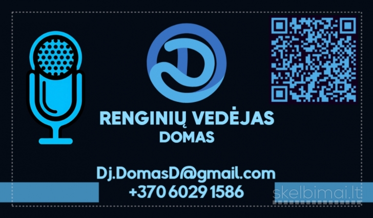 Renginių vedėjo + dj paslaugos visoje Lietuvoje