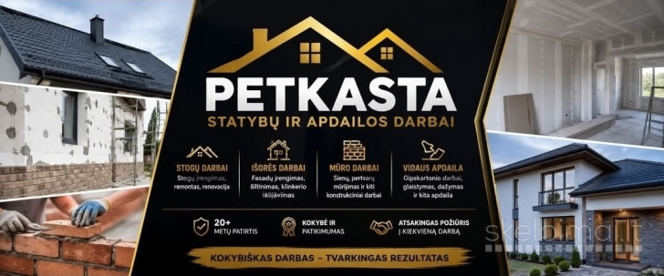 Petkasta - statybos darbai