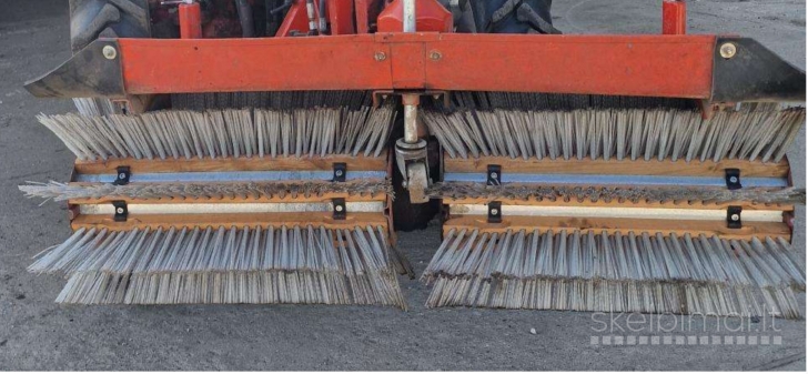didelių lauko plotų mechanizuotas šlavimas