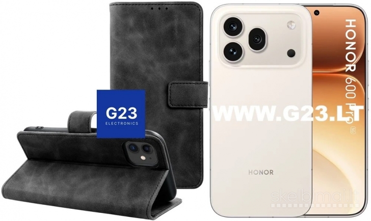 2093 Diary-S veliūrinis dėklas Honor 600, 600 Pro WWW.G23.LT