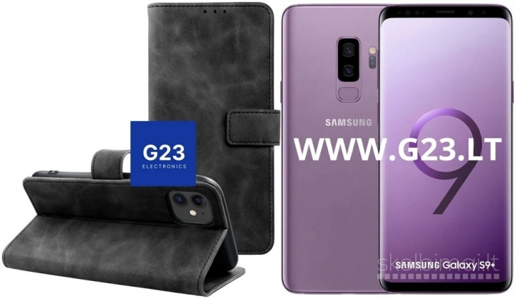 2094 Diary-S veliūrinis dėklas Samsung Galaxy S9+ WWW.G23.LT