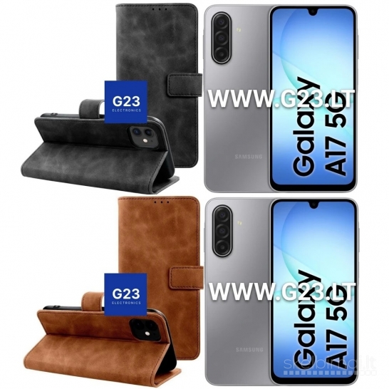 2095 Diary-S veliūriniai dėklai Samsung Galaxy A17 telefonui WWW.G23.LT