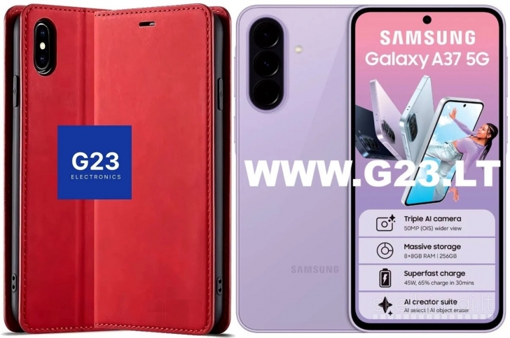 115 Galant magnetinis dėklas Samsung Galaxy A36/A37 raudonas WWW.G23.LT