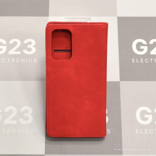 116 Galant magnetinis dėklas Samsung Galaxy A52 raudonas WWW.G23.LT