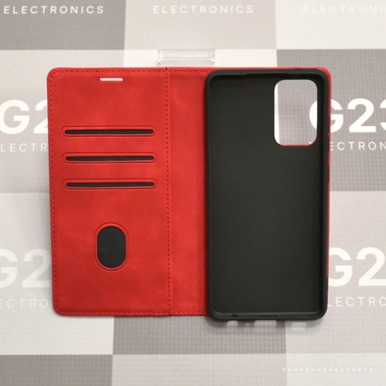 116 Galant magnetinis dėklas Samsung Galaxy A52 raudonas WWW.G23.LT