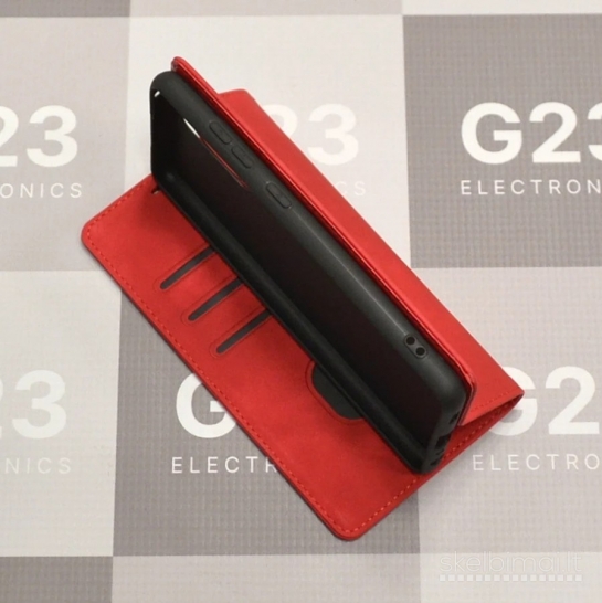116 Galant magnetinis dėklas Samsung Galaxy A52 raudonas WWW.G23.LT