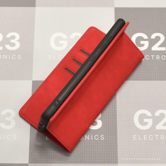 116 Galant magnetinis dėklas Samsung Galaxy A52 raudonas WWW.G23.LT