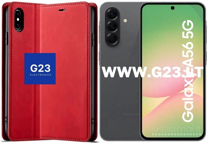 528 Galant magnetinis dėklas Samsung Galaxy A56 raudonas WWW.G23.LT