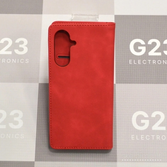 528 Galant magnetinis dėklas Samsung Galaxy A56 raudonas WWW.G23.LT