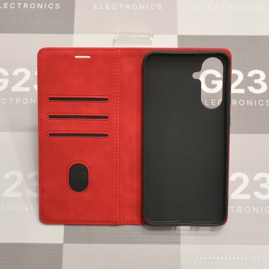 528 Galant magnetinis dėklas Samsung Galaxy A56 raudonas WWW.G23.LT