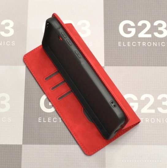 528 Galant magnetinis dėklas Samsung Galaxy A56 raudonas WWW.G23.LT