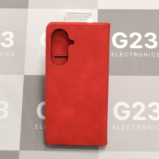 1156 Galant magnetinis dėklas Samsung Galaxy A57 raudonas WWW.G23.LT
