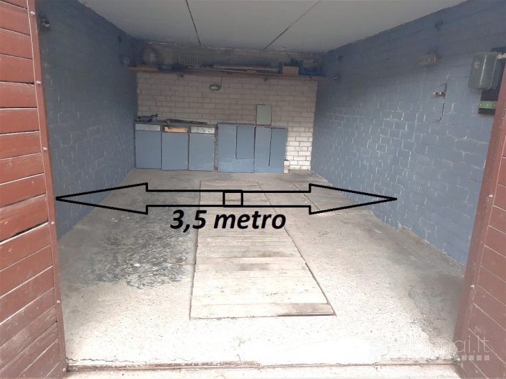 Išnuomoju platesnį Garažą su duobe šalia Urban Hub (Savanorių pr. gale)