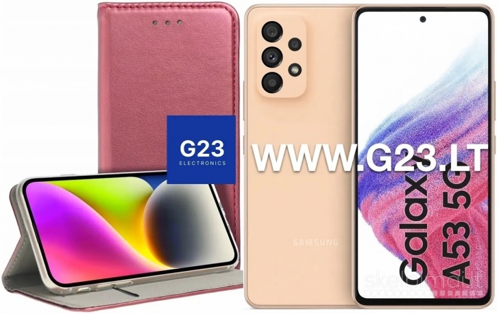 2108 Re-Cap magnetinis dėklas Samsung Galaxy A53 5G bordo spalvos WWW.G23.LT
