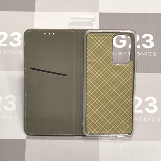 2108 Re-Cap magnetinis dėklas Samsung Galaxy A53 5G bordo spalvos WWW.G23.LT