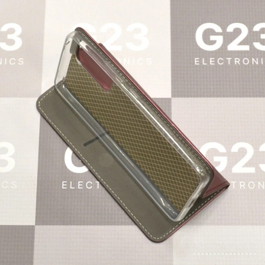 2108 Re-Cap magnetinis dėklas Samsung Galaxy A53 5G bordo spalvos WWW.G23.LT