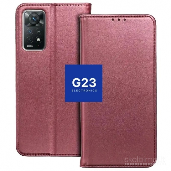 2108 Re-Cap magnetinis dėklas Samsung Galaxy A53 5G bordo spalvos WWW.G23.LT