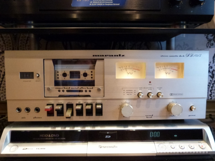 MARANTZ SD1015 Stereo Cassette Deck. Vintage 1980m. ,,Champagne/Gold''.