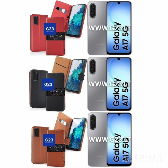 677 Gotamo Vintage natūralios odos dėklai Samsung Galaxy A17 WWW.G23.LT