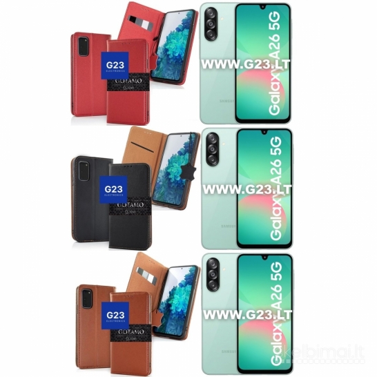 122 Gotamo Vintage natūralios odos dėklai Samsung Galaxy A26 WWW.G23.LT
