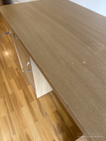 Rašomasis stalas su stalčiais 75x145cm
