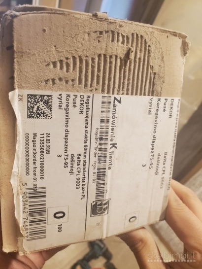 3 LENKISKOS BALTOS  DURYS SU REMAIS