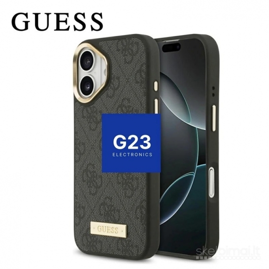 2120 Dėklas nugarėlė GUESS GUHMP17SU4GPRK su MagSafe – Apple iPhone 17